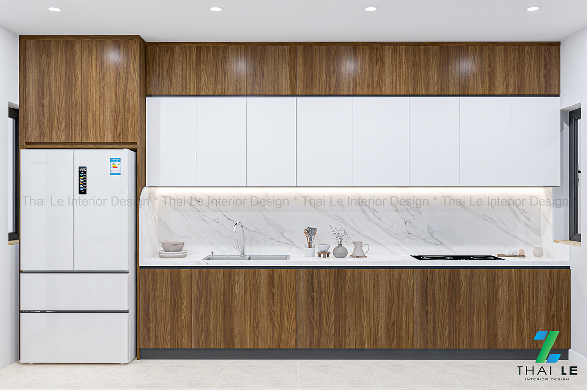 Thiết kế nội thất nhà phố Bình Hưng Hòa Bình Tân - 240m2